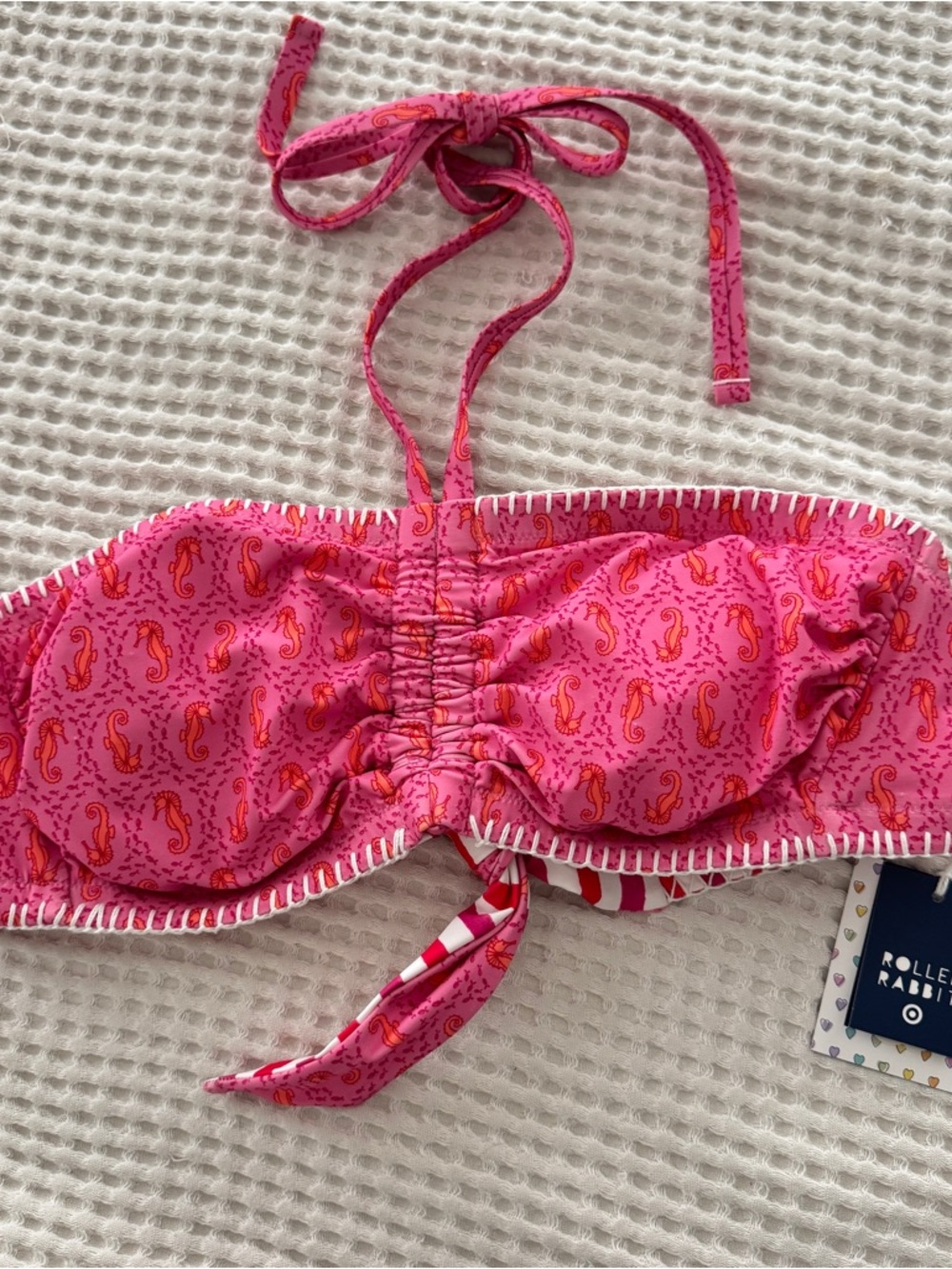 Reversible Seahorse Bikini Set from Roller Rabbit x Target NWT szXL - Picture 12 of 15